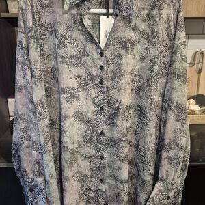 Women's Patterned Long Sleeve Shirt